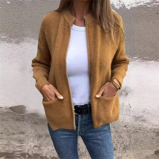 Waltraud™ | Eleganter Herbst-Cardigan