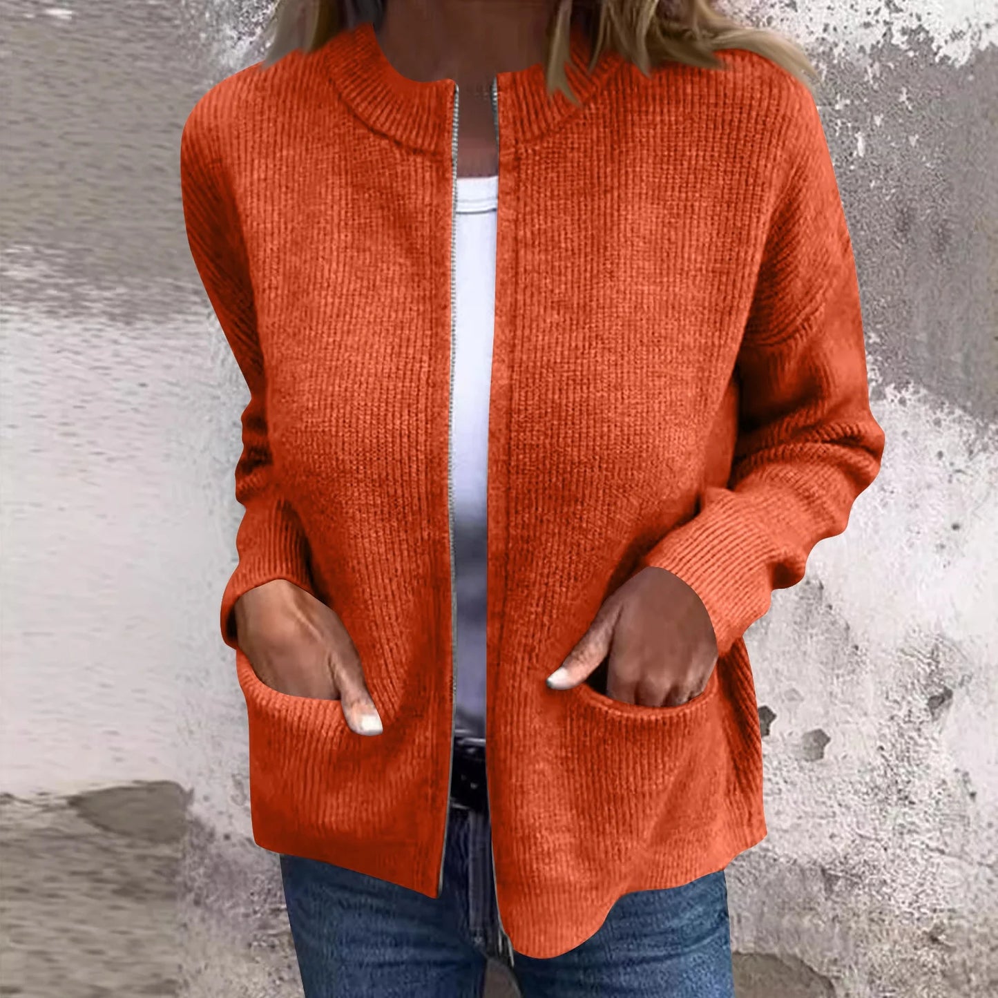 Waltraud™ | Eleganter Herbst-Cardigan