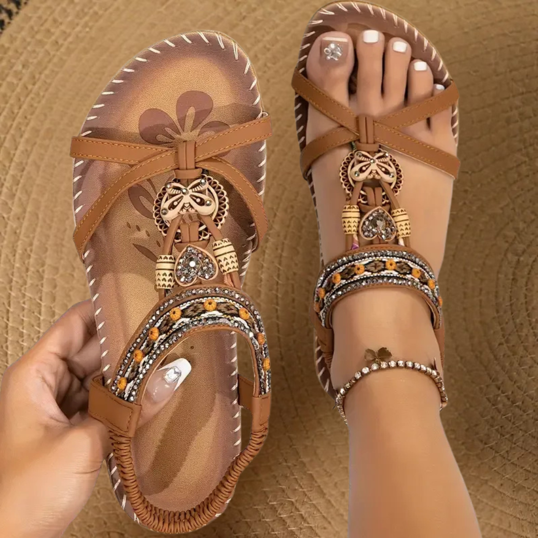 Hedda™ | Sommer Ethno Sandalen