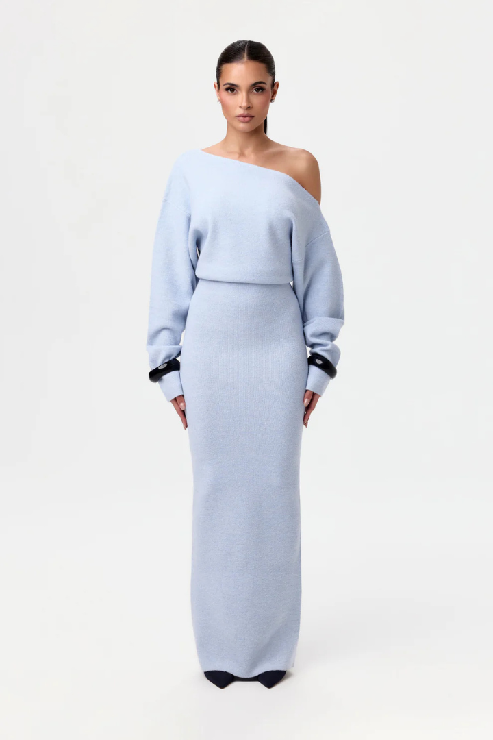 Fiara™ | Off-Shoulder Strickkleid
