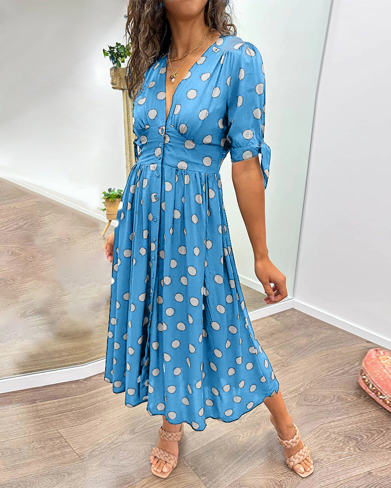 Alvina™ | Schickes Polka-Sommerkleid