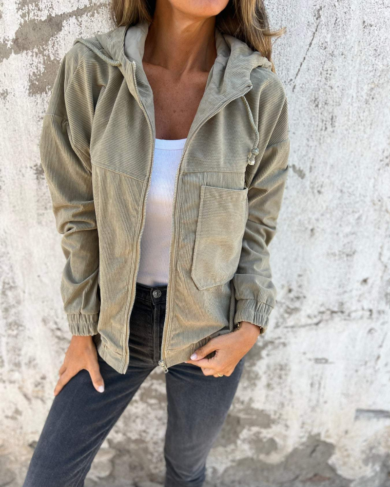 Amelina™ | Lässiger Zip-Hoodie