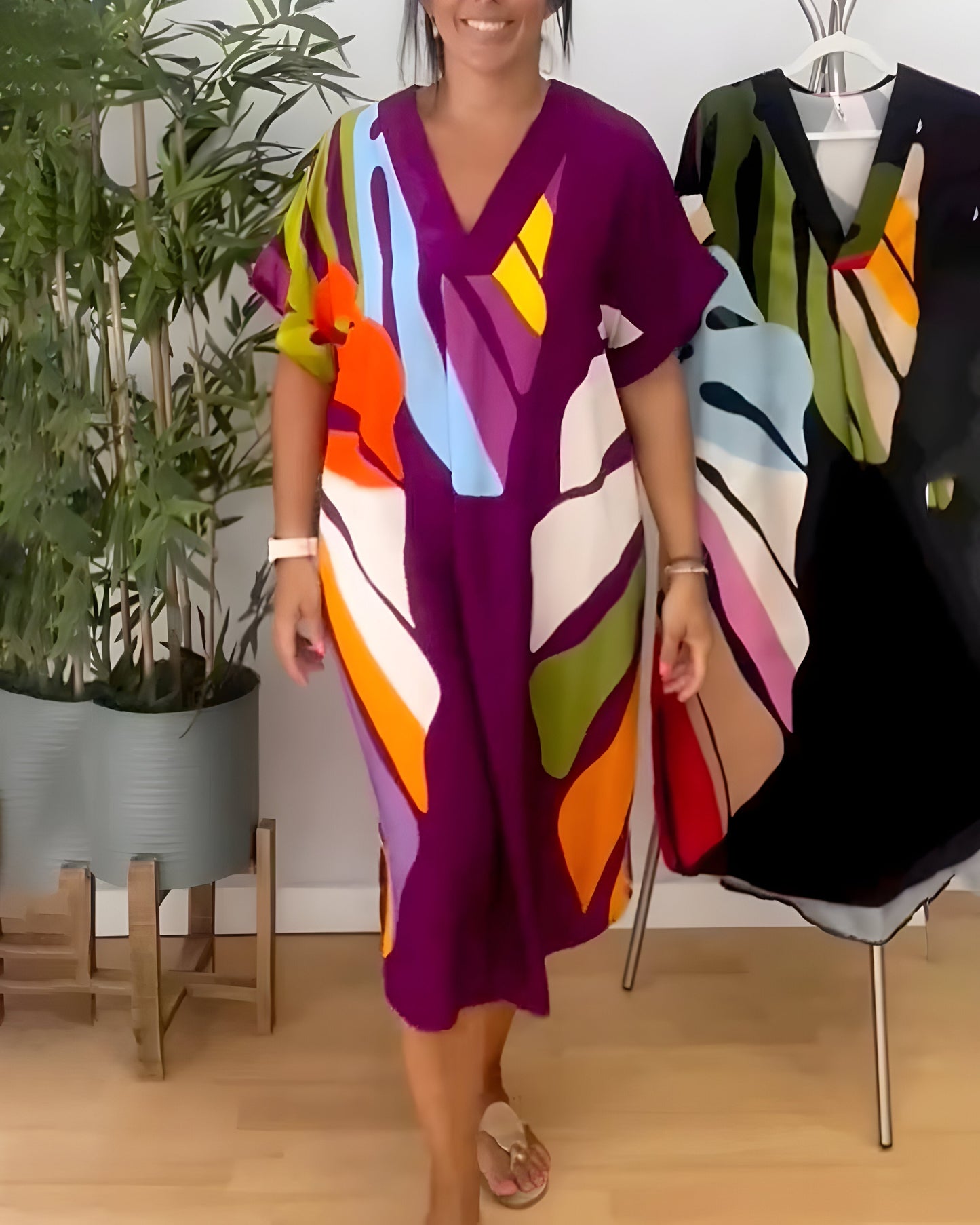 Aurélie™ | Buntes Sommerkleid