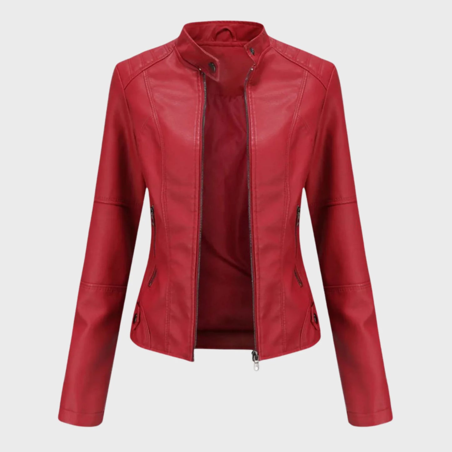 Bella™ | Winter Lederjacke
