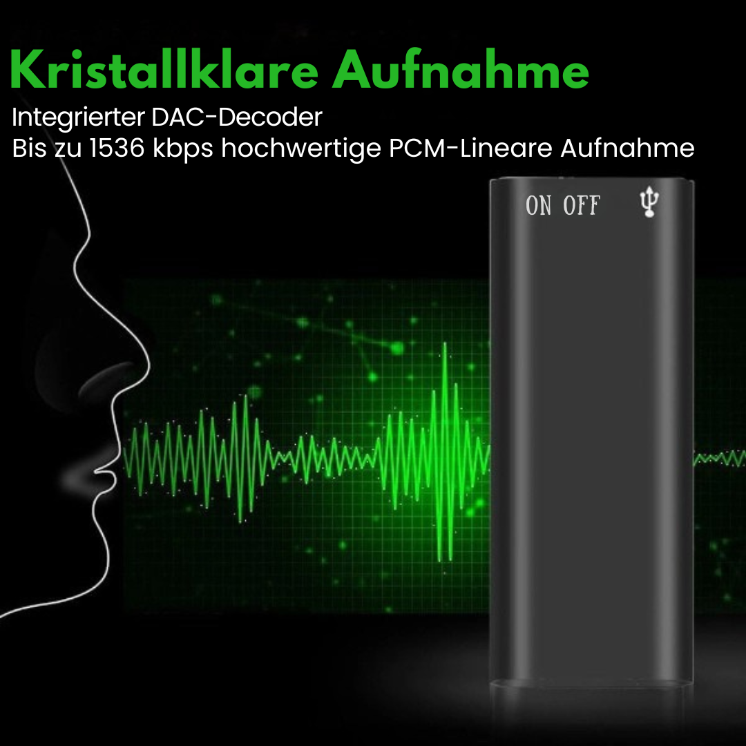 RecordX™ | 2-in-1 Mini Rekorder