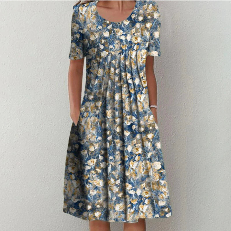 Ilsa™ | Lässiges Blumenkleid