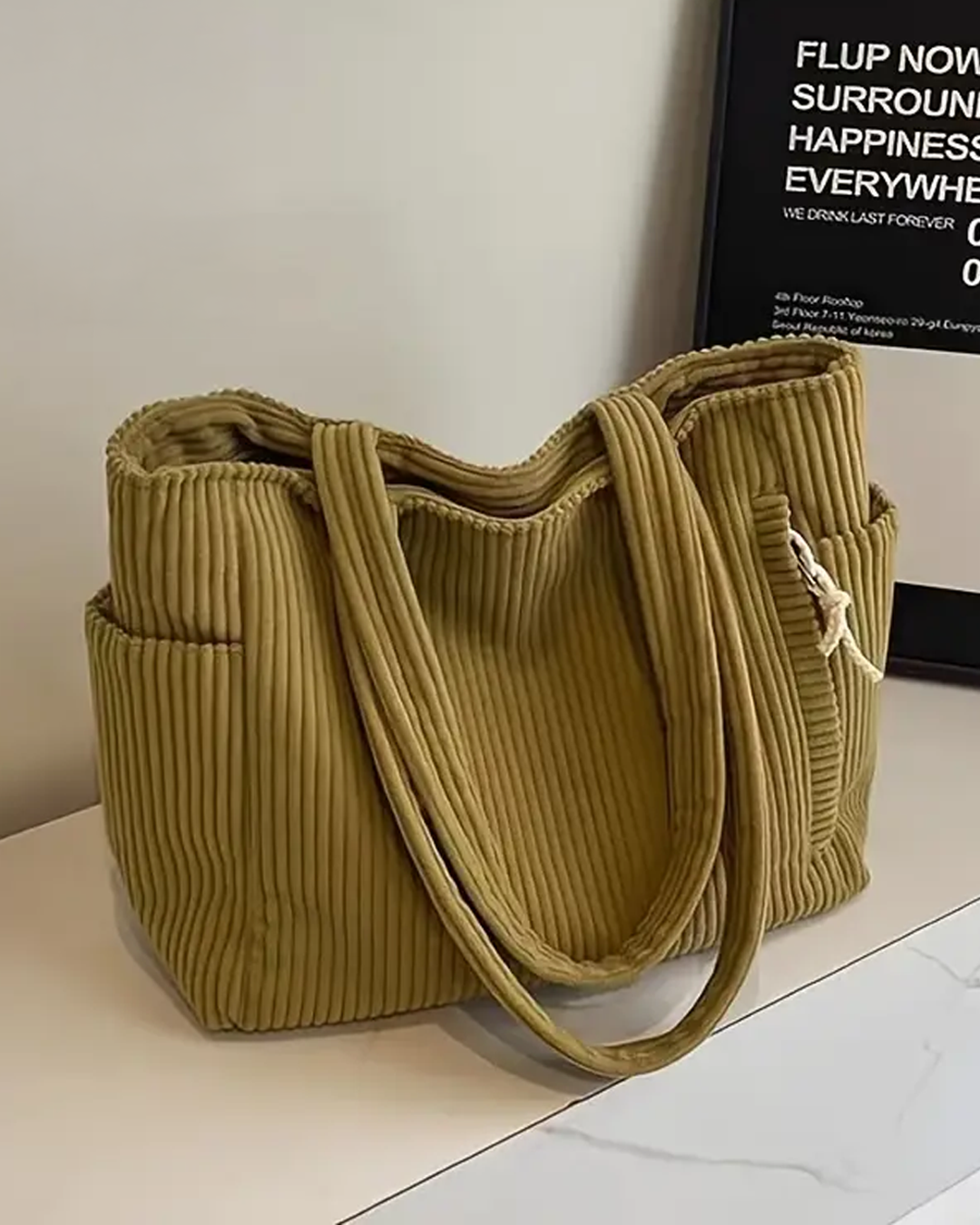Elvara™ | Lässige Cordtasche