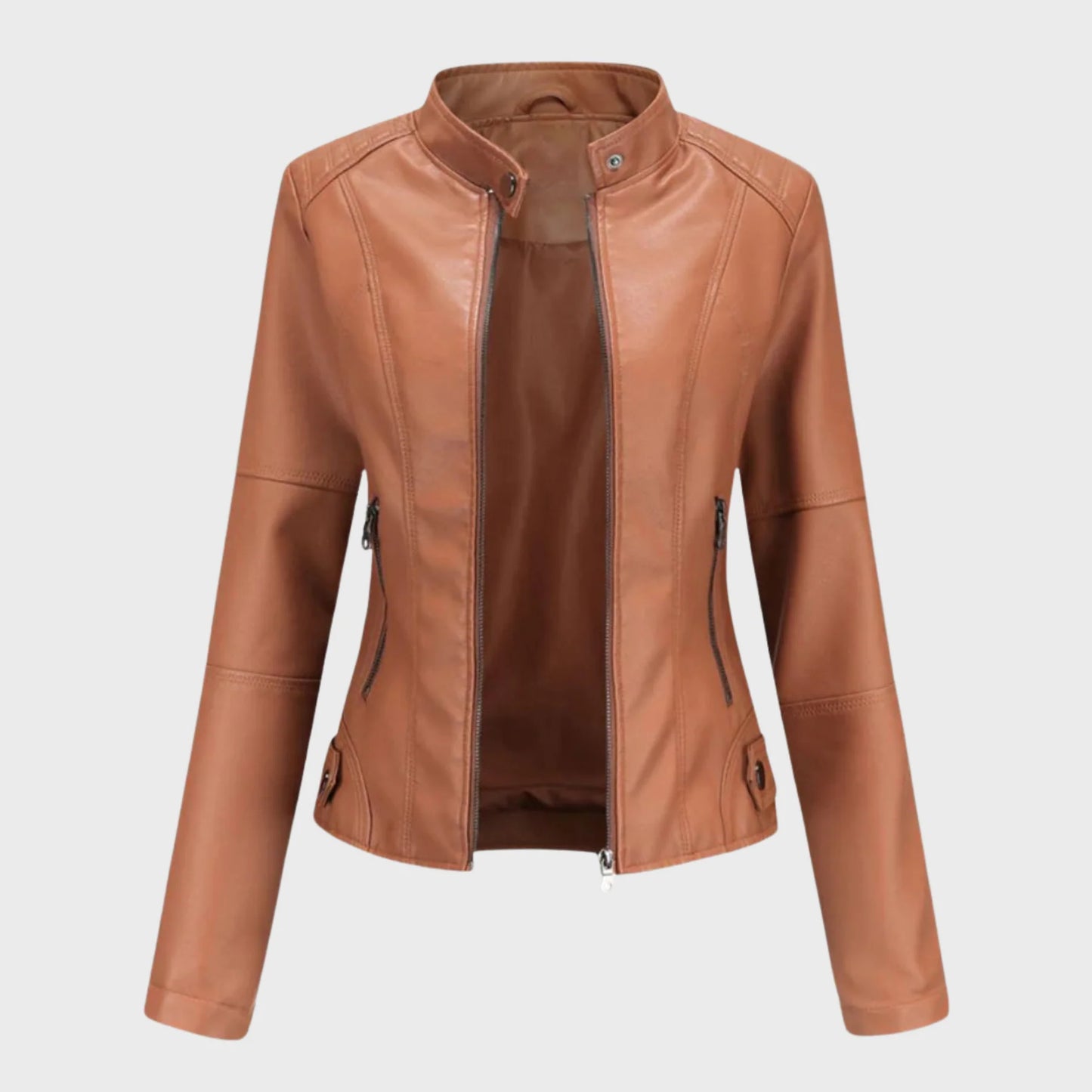 Bella™ | Winter Lederjacke