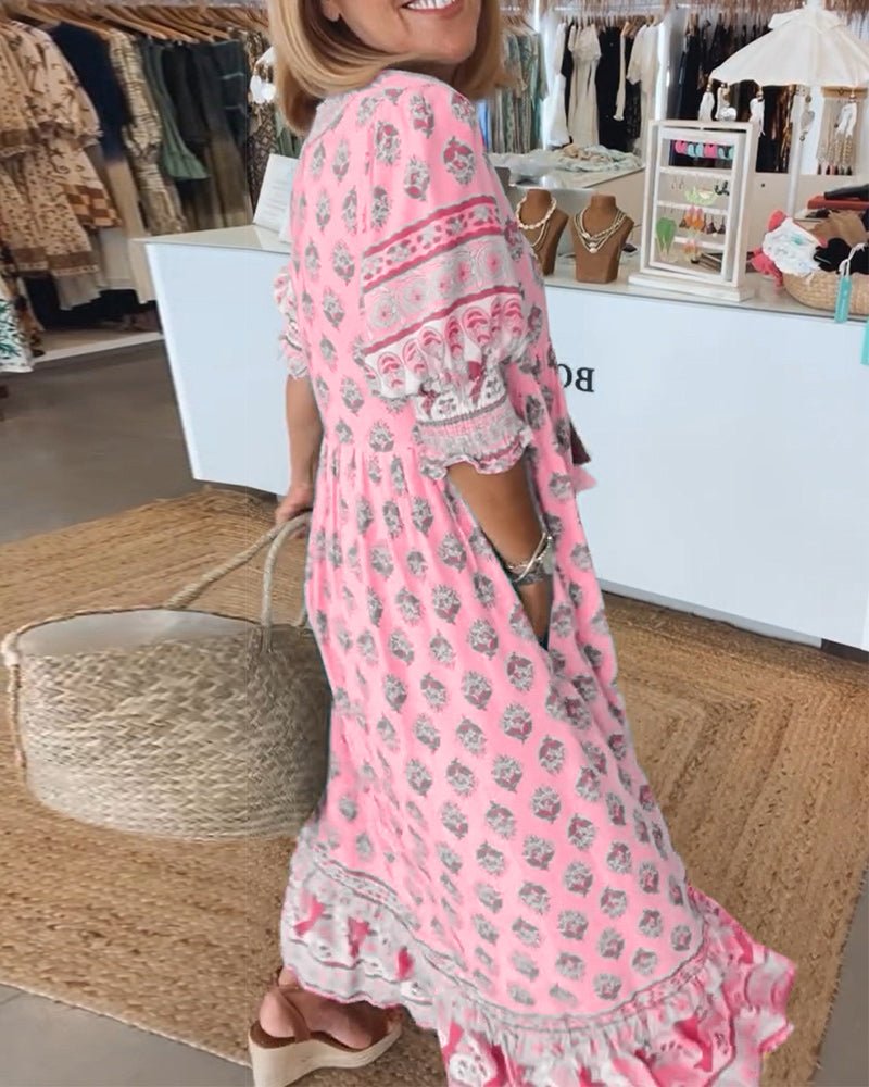 Alma™ | Boho Midikleid