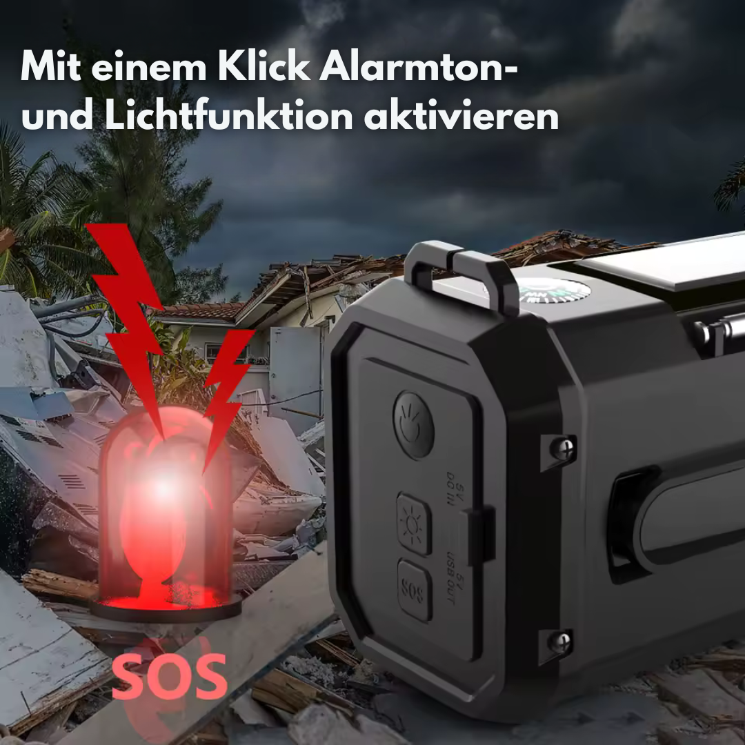 SafeTune™ | 4-in-1 Multifunktional Tragbares Notfallradio