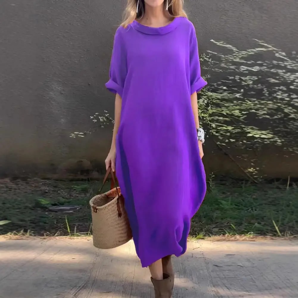 Stella™ | Elegantes Leinenkleid