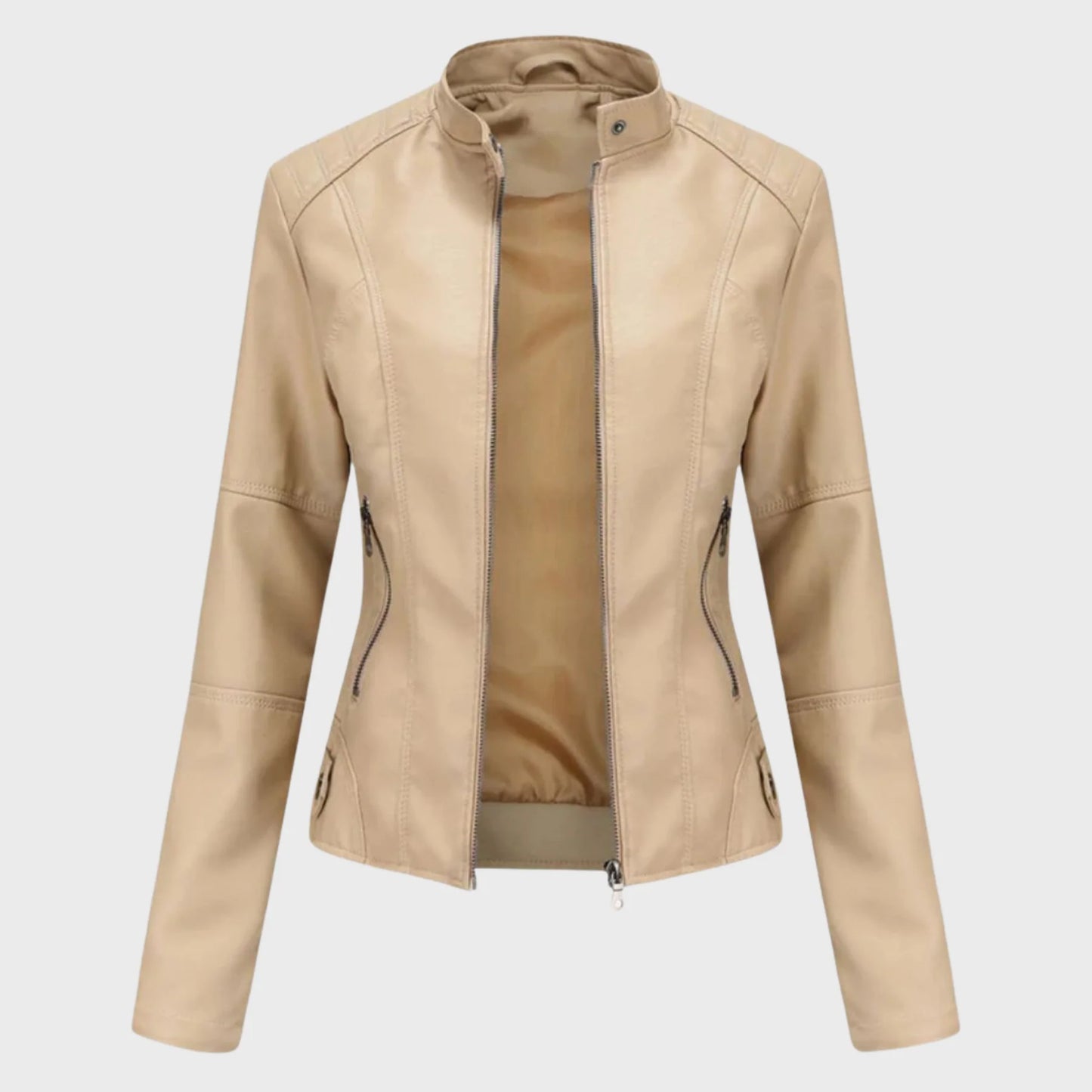 Bella™ | Winter Lederjacke