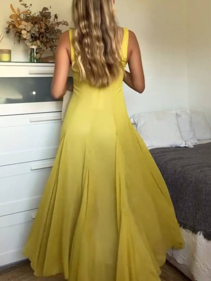 Emilia™ | Schickes Kleid mit quadratischem Ausschnitt