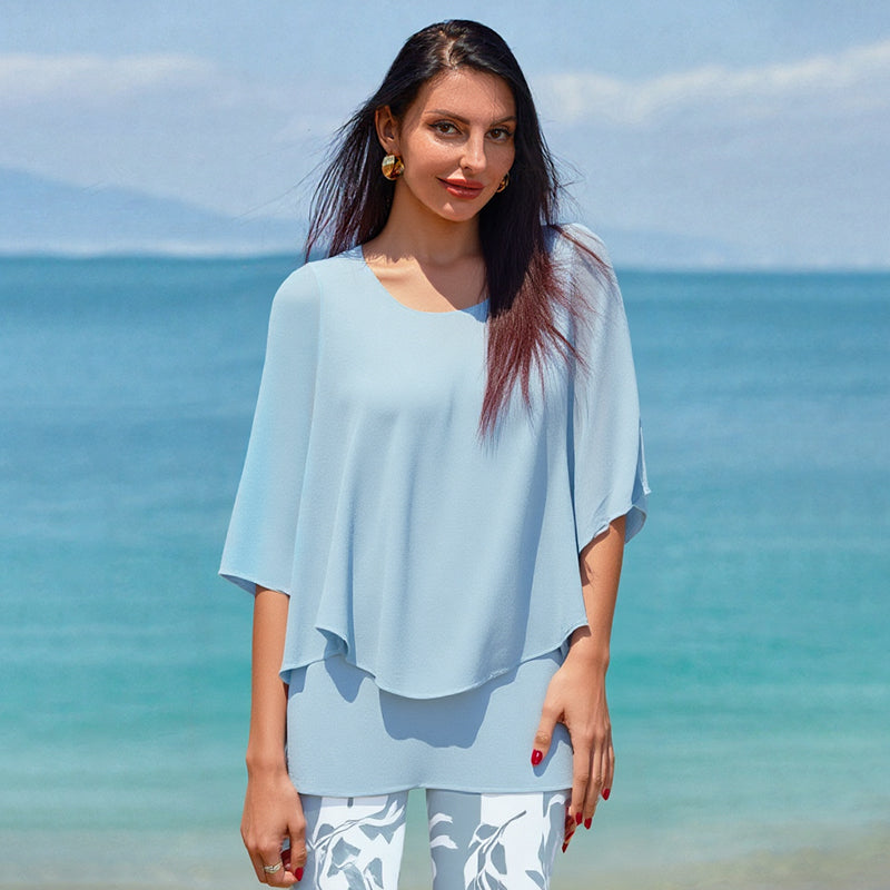 Norelia™ | Elegantes Damen-Set mit Musterhose