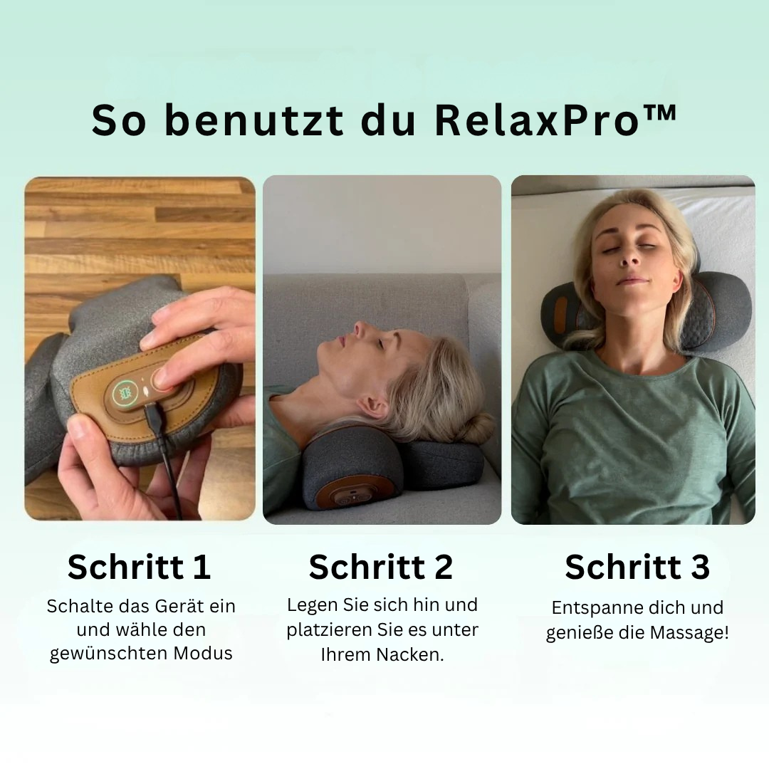 RelaxPro™ - Der 3-in-1 Nacken-Massager