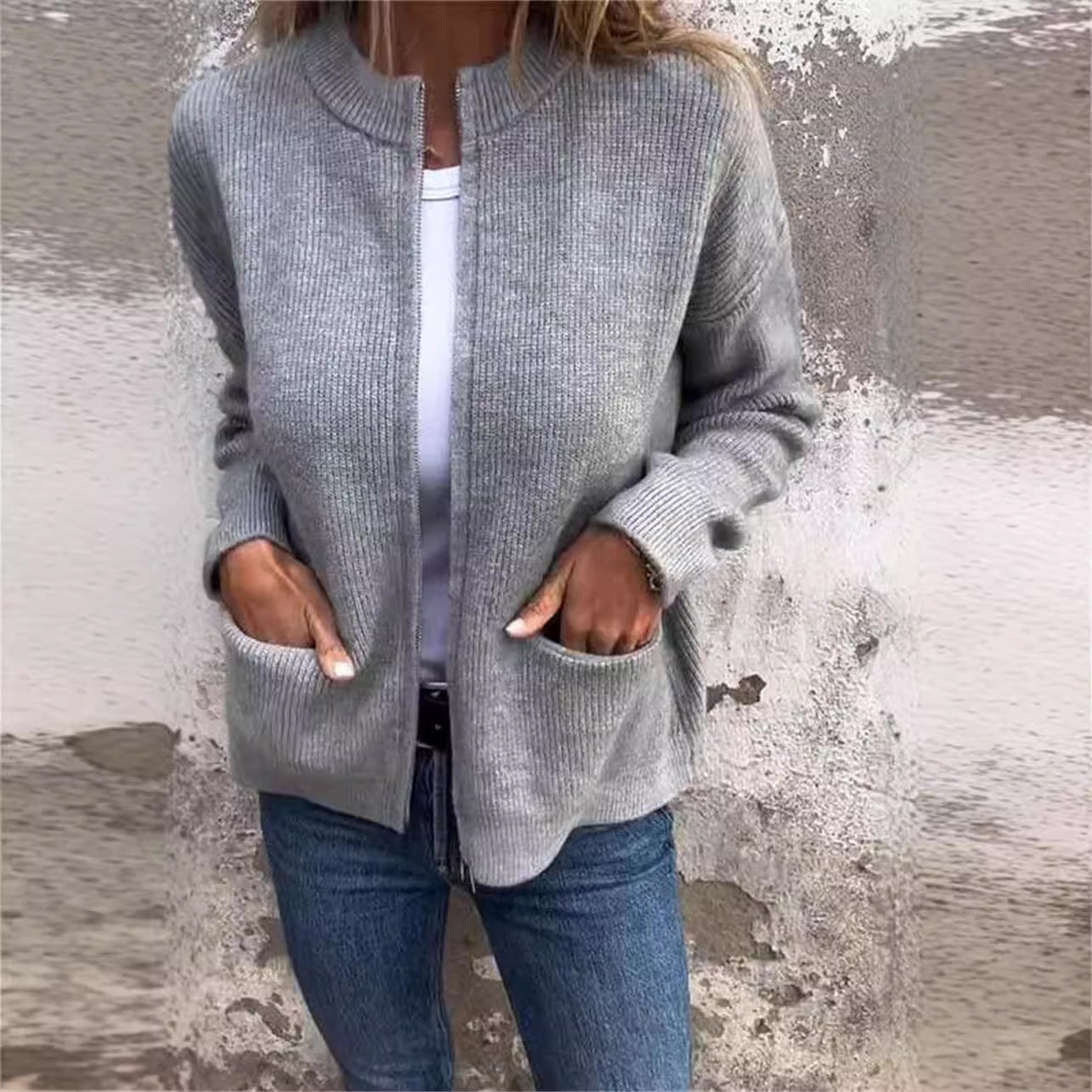 Waltraud™ | Eleganter Herbst-Cardigan