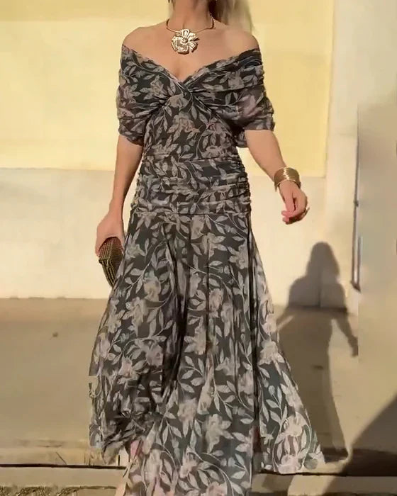 Alessa™ | Elegantes Off-Shoulder Kleid