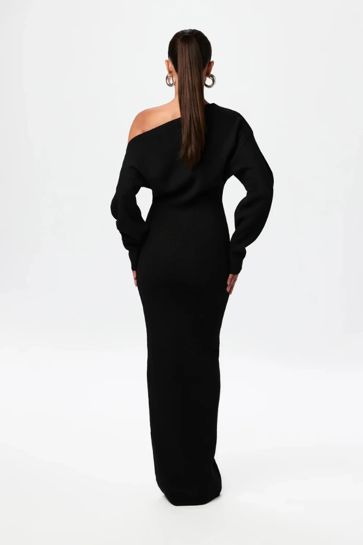 Fiara™ | Off-Shoulder Strickkleid