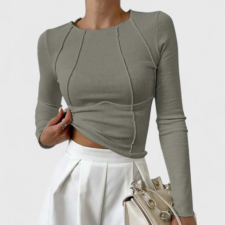 Thalia™ | Bequemer Langarm-Top