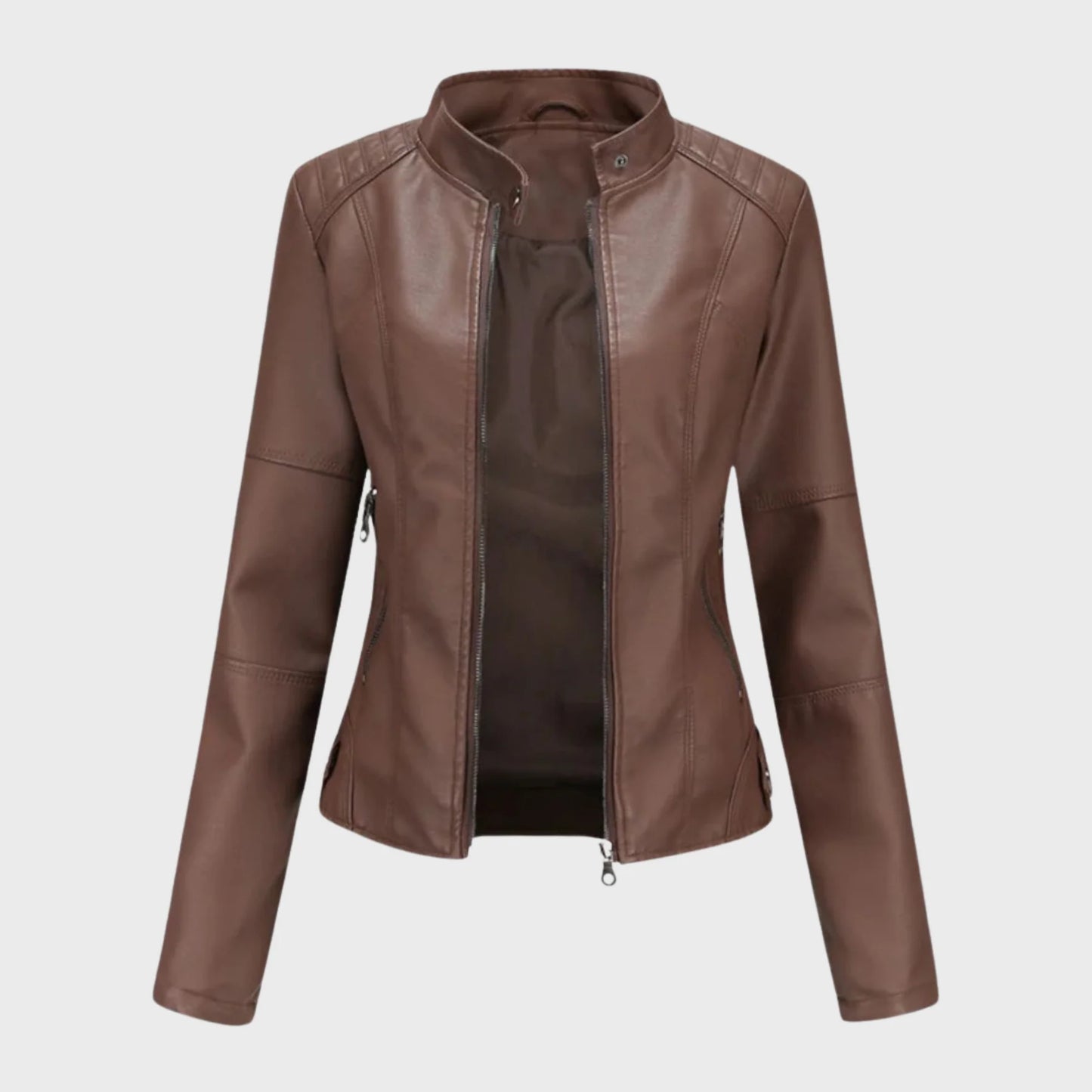 Bella™ | Winter Lederjacke