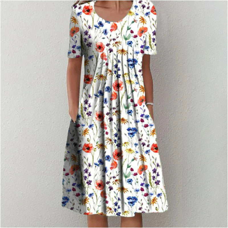 Ilsa™ | Lässiges Blumenkleid