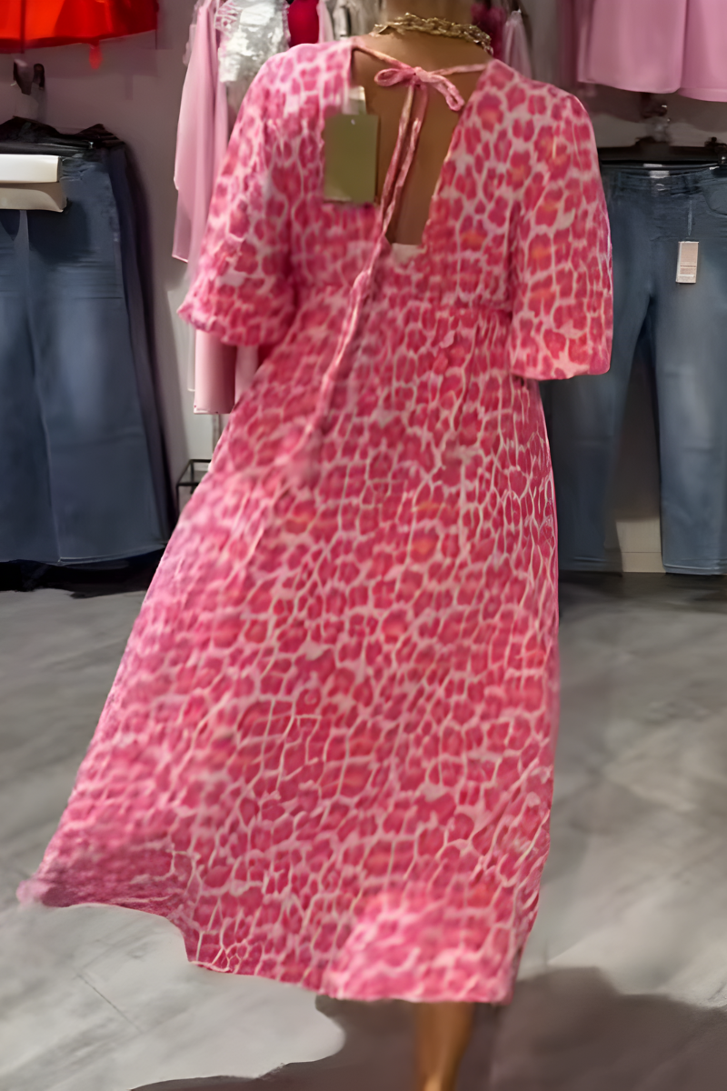 Lunira™ | Leichtes & Luftiges Leinenkleid