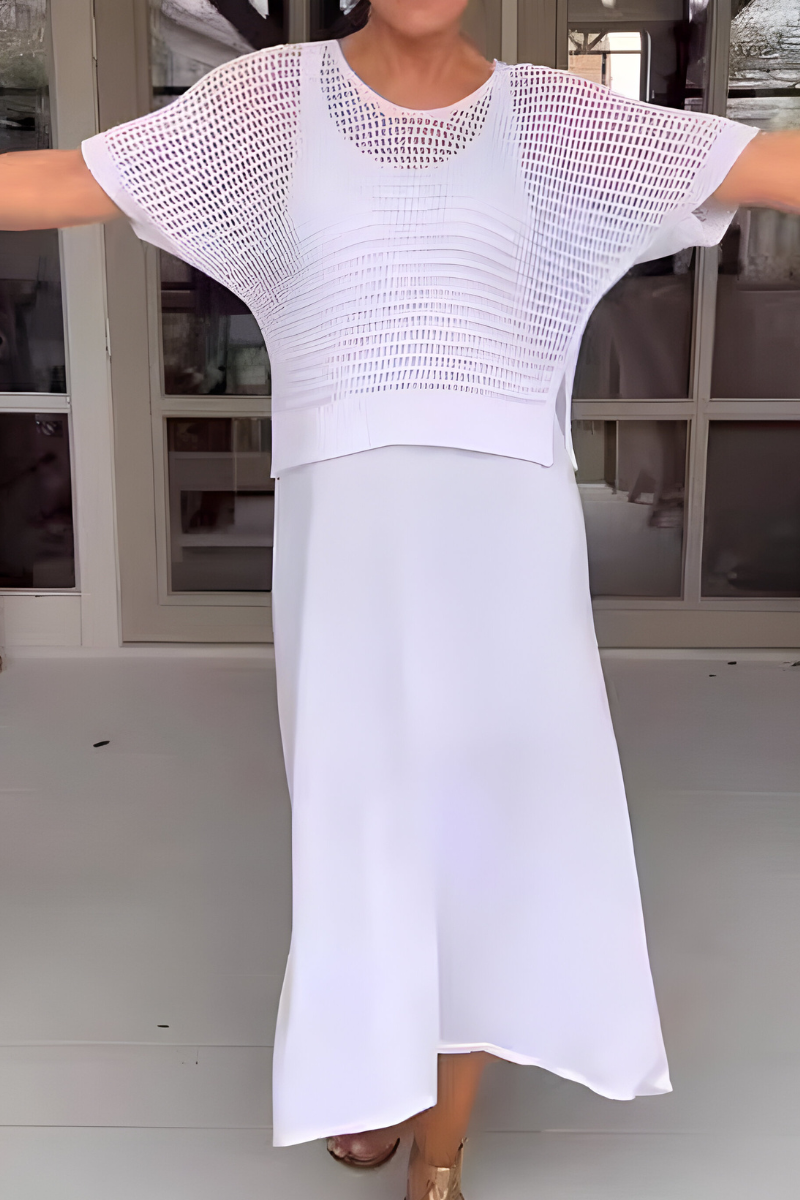 Noelle™ | Sommerkleid mit Strickmieder