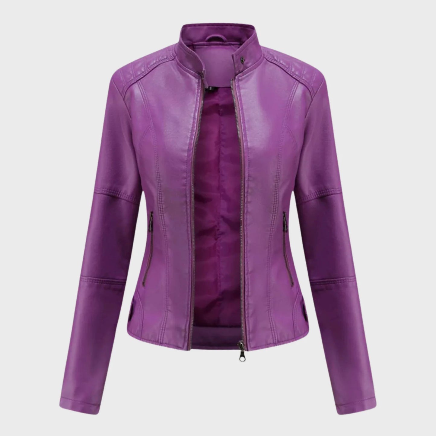 Bella™ | Winter Lederjacke