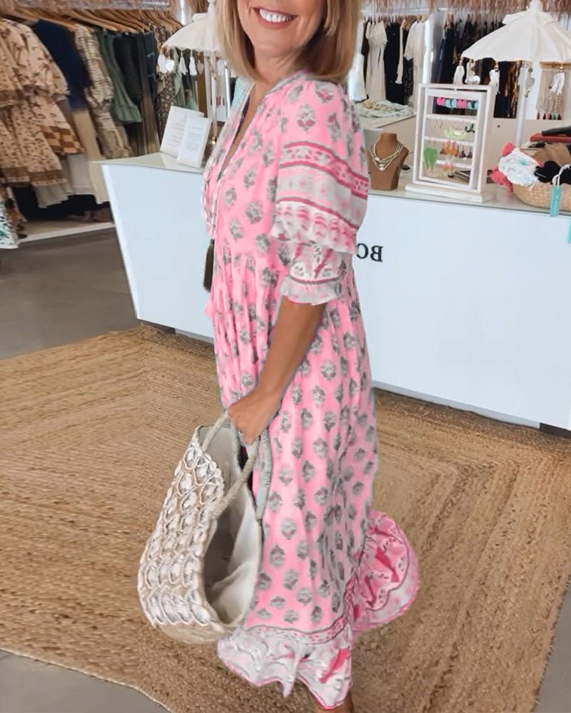 Alma™ | Boho Midikleid