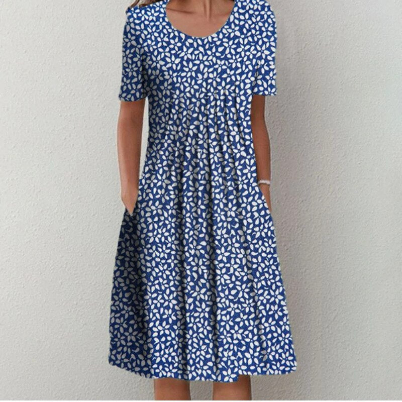 Ilsa™ | Lässiges Blumenkleid