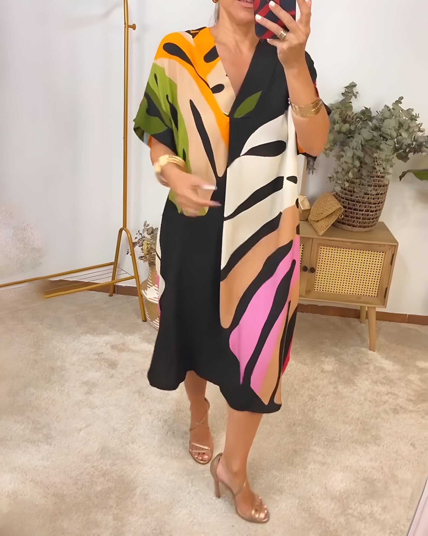Aurélie™ | Buntes Sommerkleid