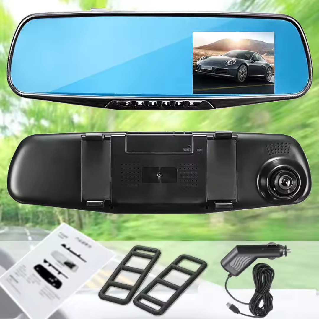DriveView™ | Auto-Spiegel DVR mit Front/Rückkamera