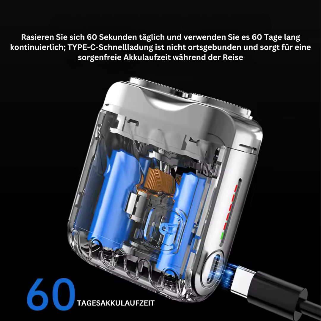 FlexTrim™ – Mini Elektrorasierer mit Doppelkopf