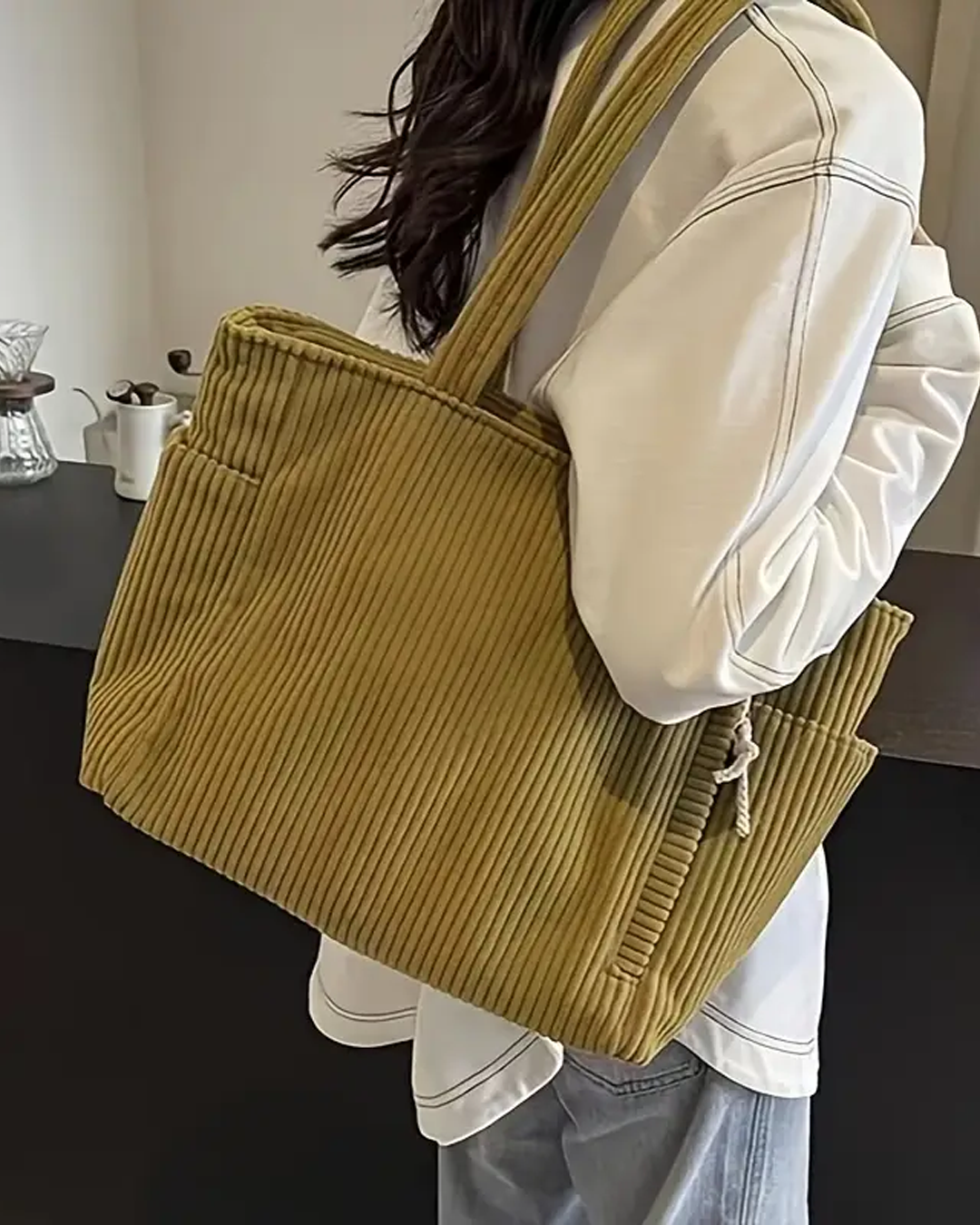Elvara™ | Lässige Cordtasche