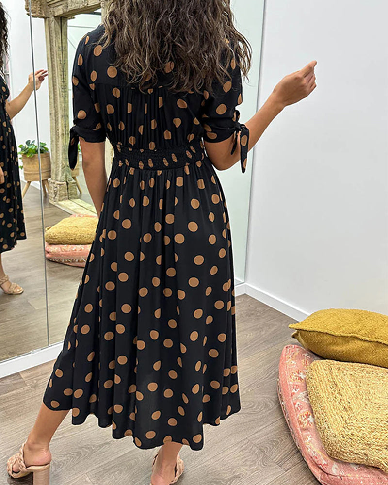 Alvina™ | Schickes Polka-Sommerkleid