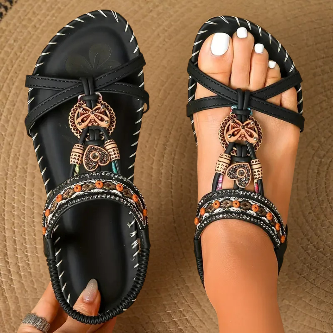 Hedda™ | Sommer Ethno Sandalen