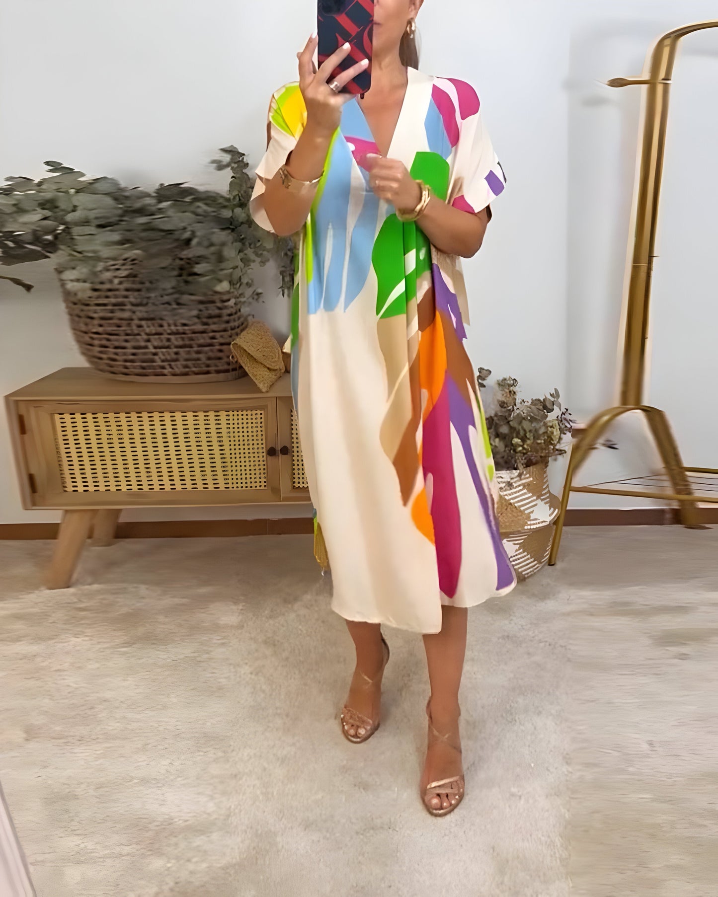 Aurélie™ | Buntes Sommerkleid