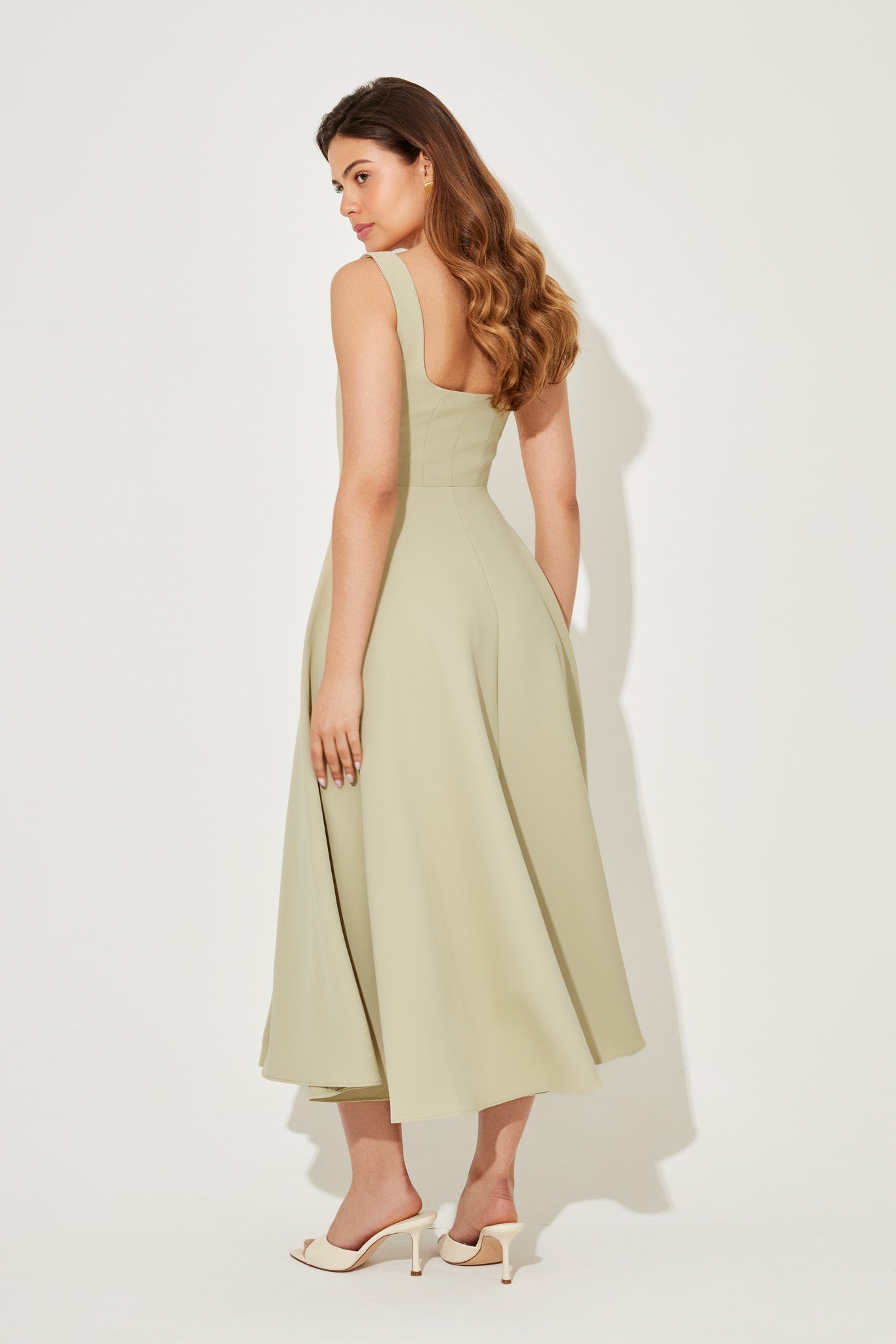 Aurenya™ | Anmutiges Fließendes Midikleid
