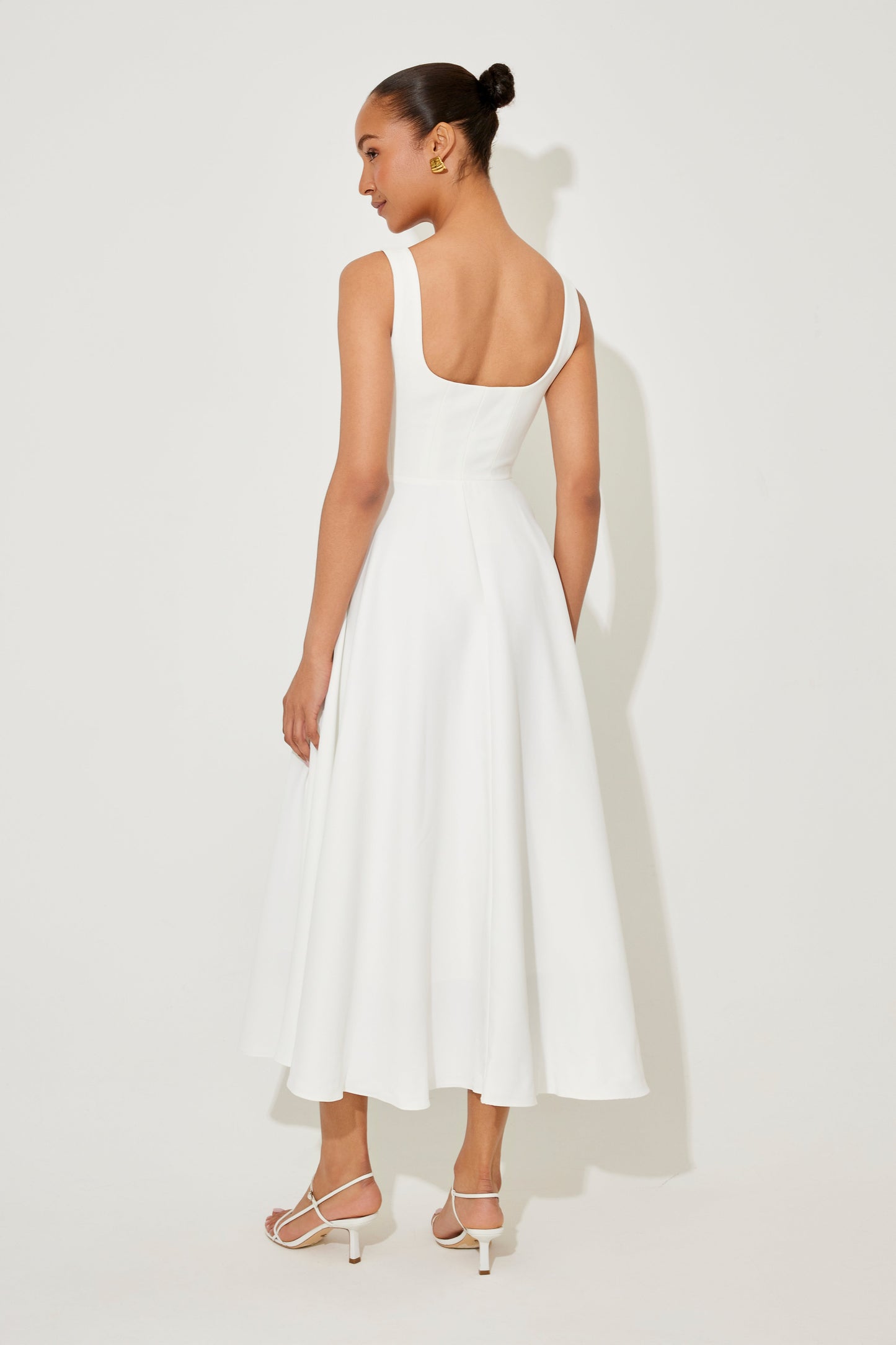Aurenya™ | Anmutiges Fließendes Midikleid