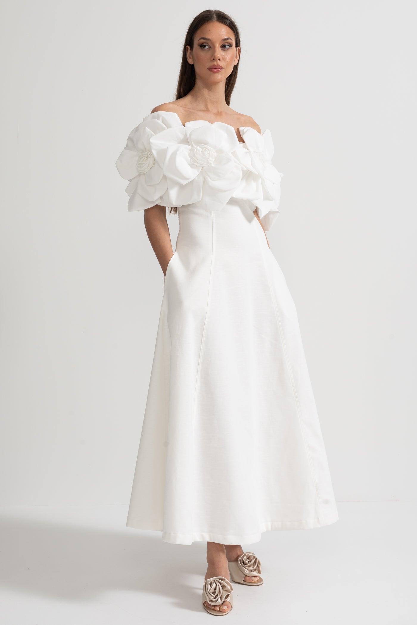 Felina™ | Off-Shoulder Midikleid
