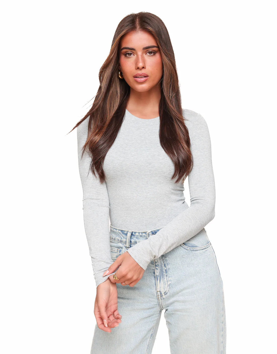 Traudl™ | Basic Langarm Top