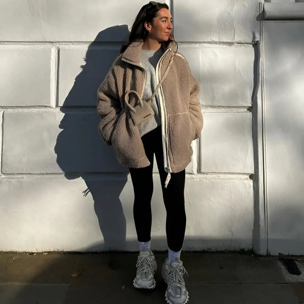 Veronika™ | Oversize-Teddy-Mantel