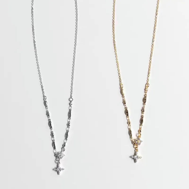 Diamant Kreuzkette