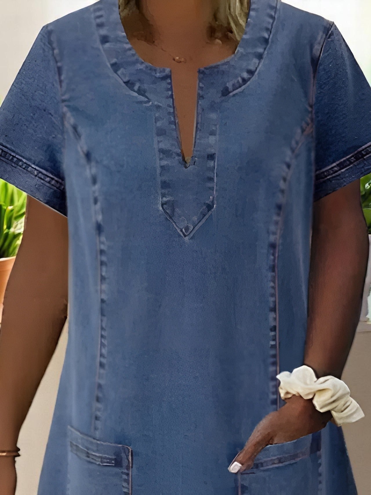 Brigitte™ | Lässiges Freizeitkleid aus Denim