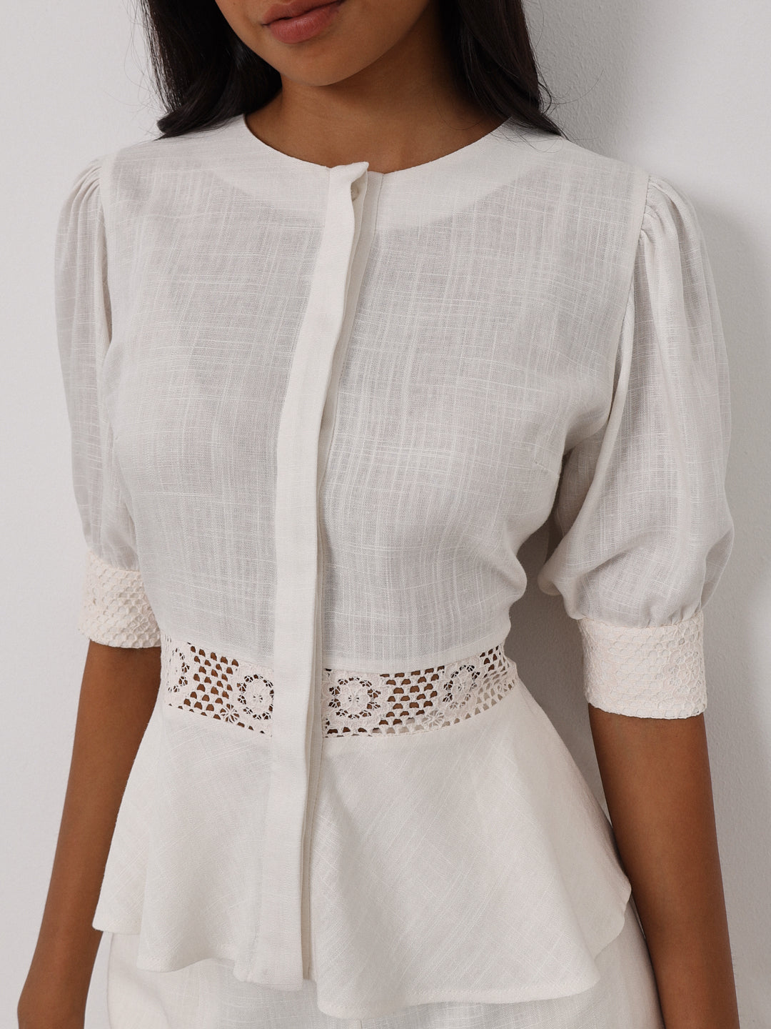Pavira™ | Baumwoll Spitzen Top