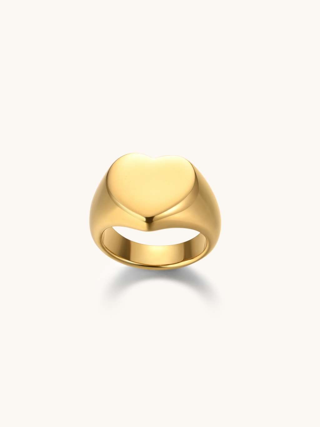 Bellora™ | Ring mit Goldenem Herz-Anhänger