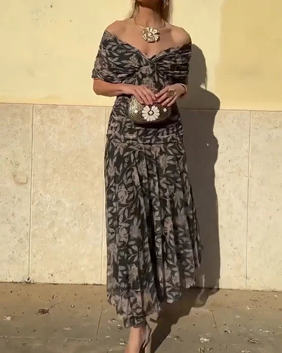 Alessa™ | Elegantes Off-Shoulder Kleid