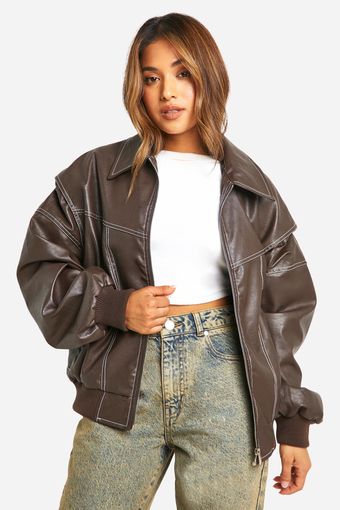 Aurelia™ | Lässige Schicke Lederjacke