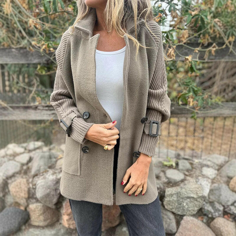 Ava™ | Mittellanger Knopfjacke