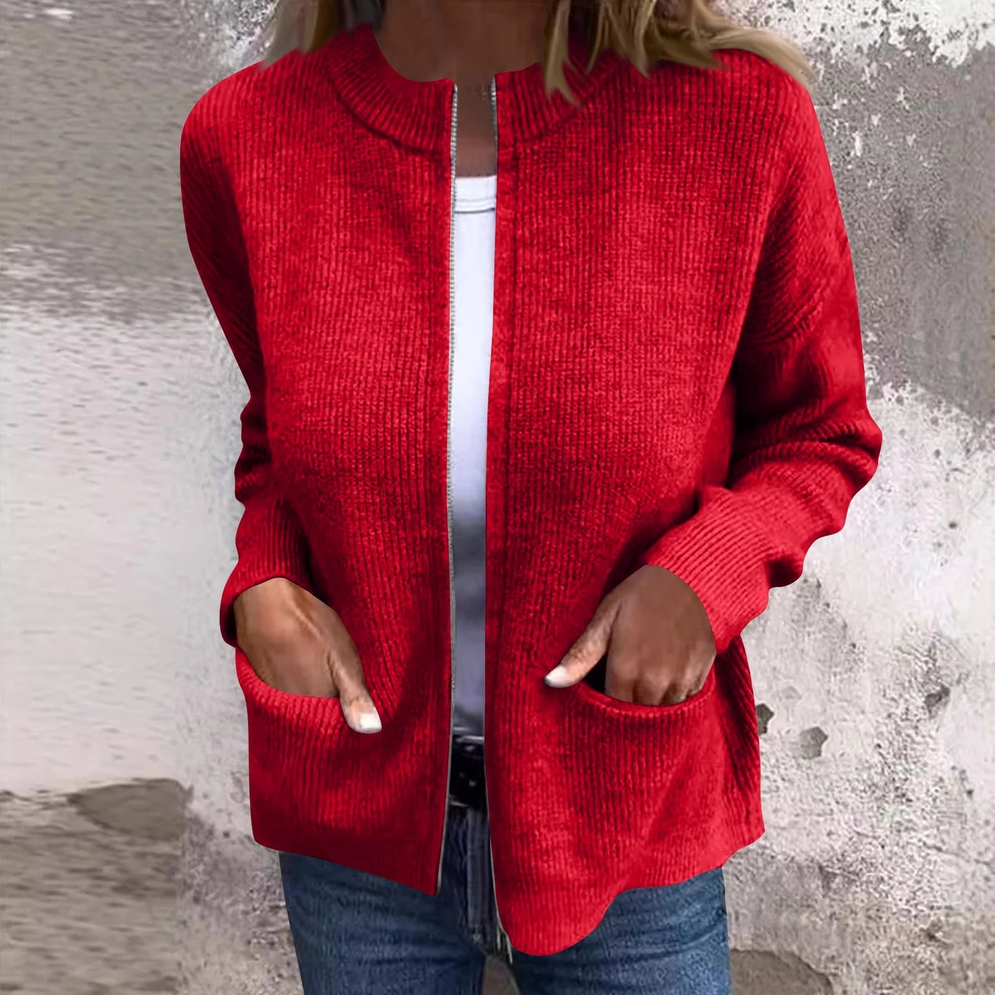 Waltraud™ | Eleganter Herbst-Cardigan